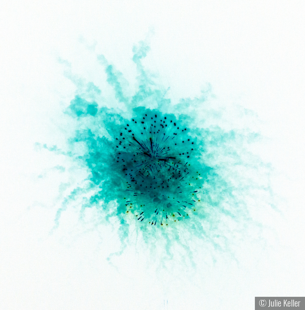 A Night Painted In Watercolor by Julie Keller