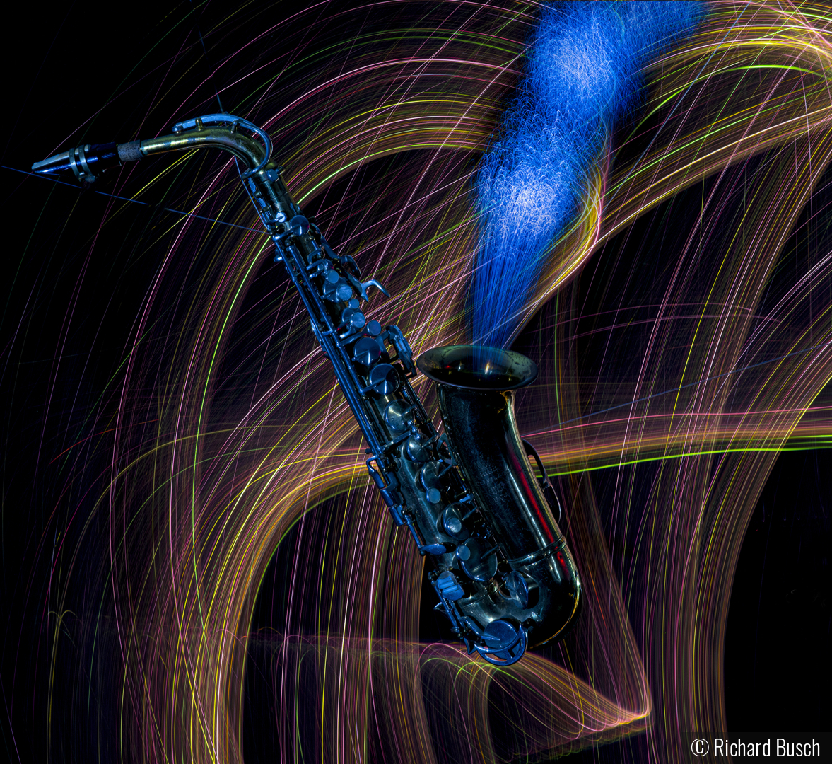 Blowing out some blues by Richard Busch