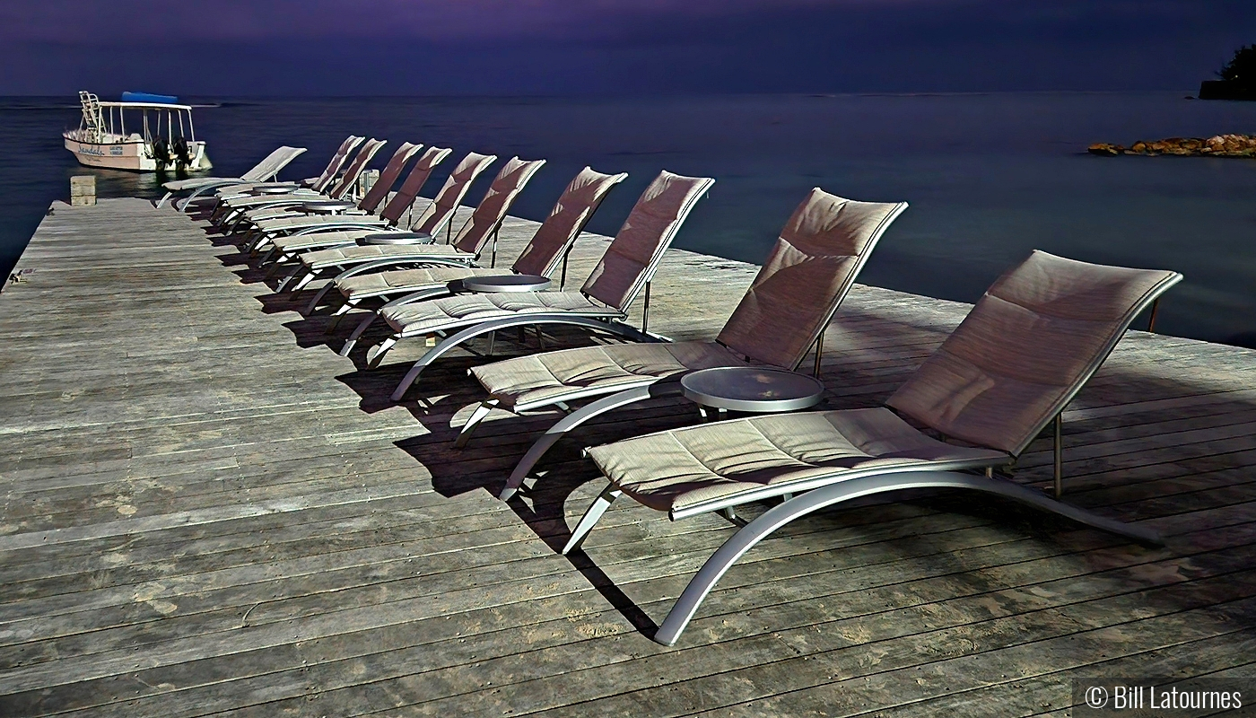 Chairs On The Deck by Bill Latournes