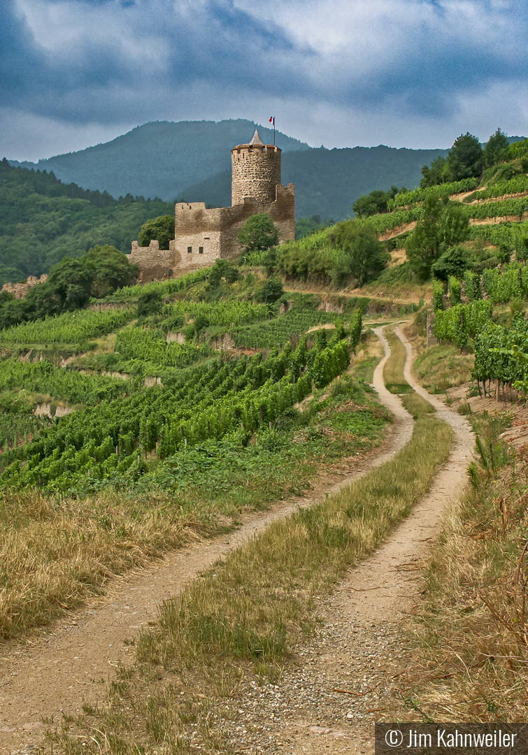 Château de Kaysersberg, Alsace, France by Jim Kahnweiler
