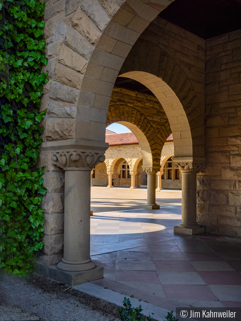 Cloisters, Stanford University, California by Jim Kahnweiler