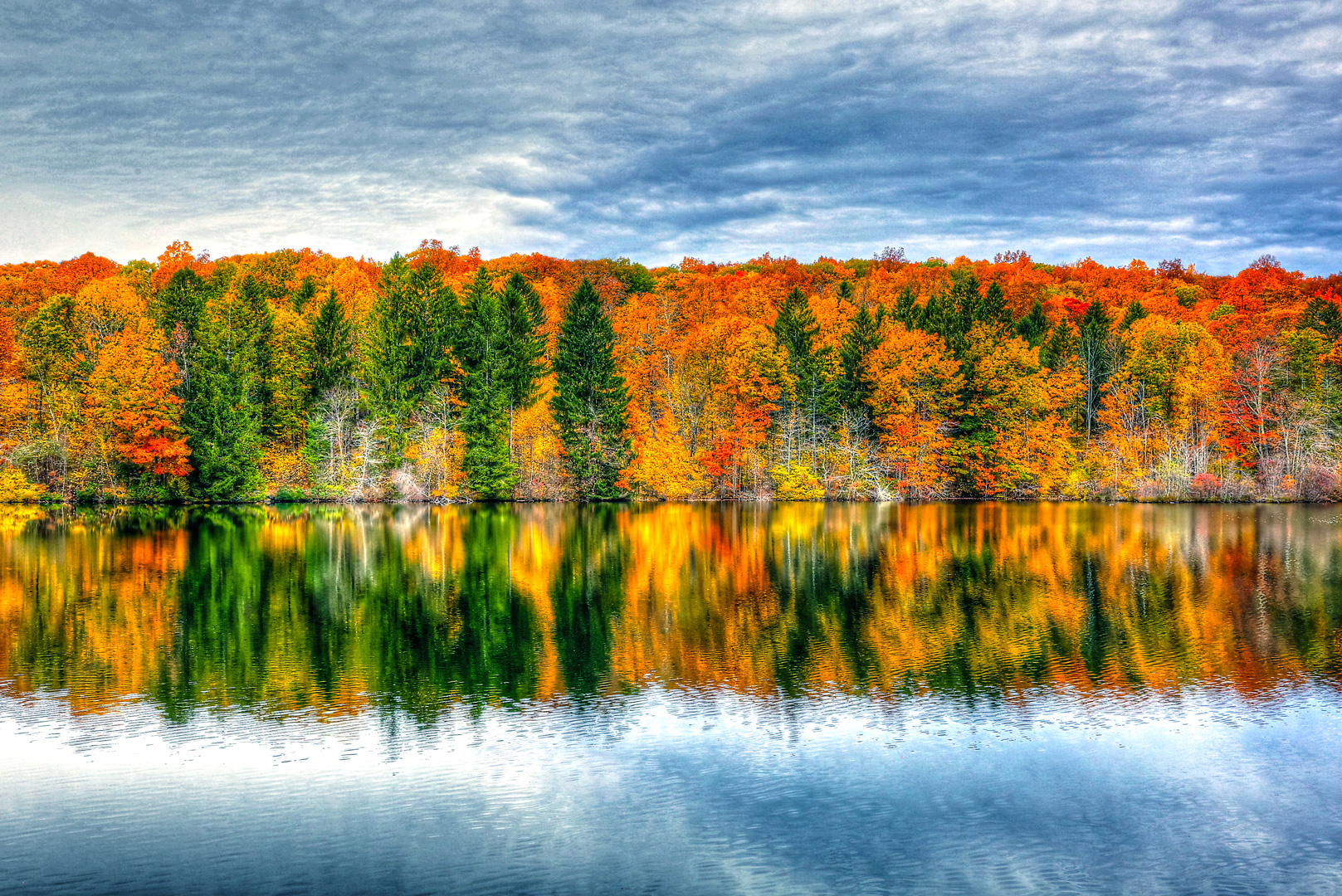 Cloudy Fall Day by Ian Veitzer