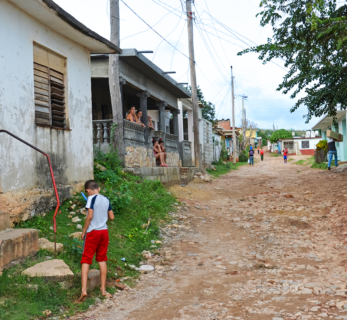 Cuban Village Street by Louis Arthur Norton