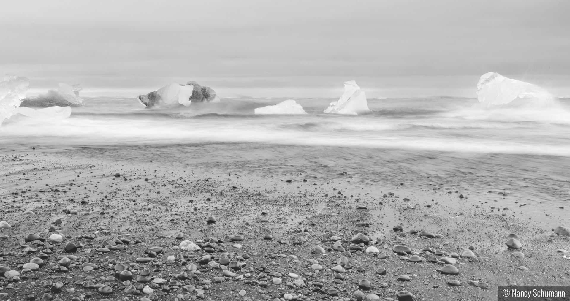 Diamonds on the Beach by Nancy Schumann