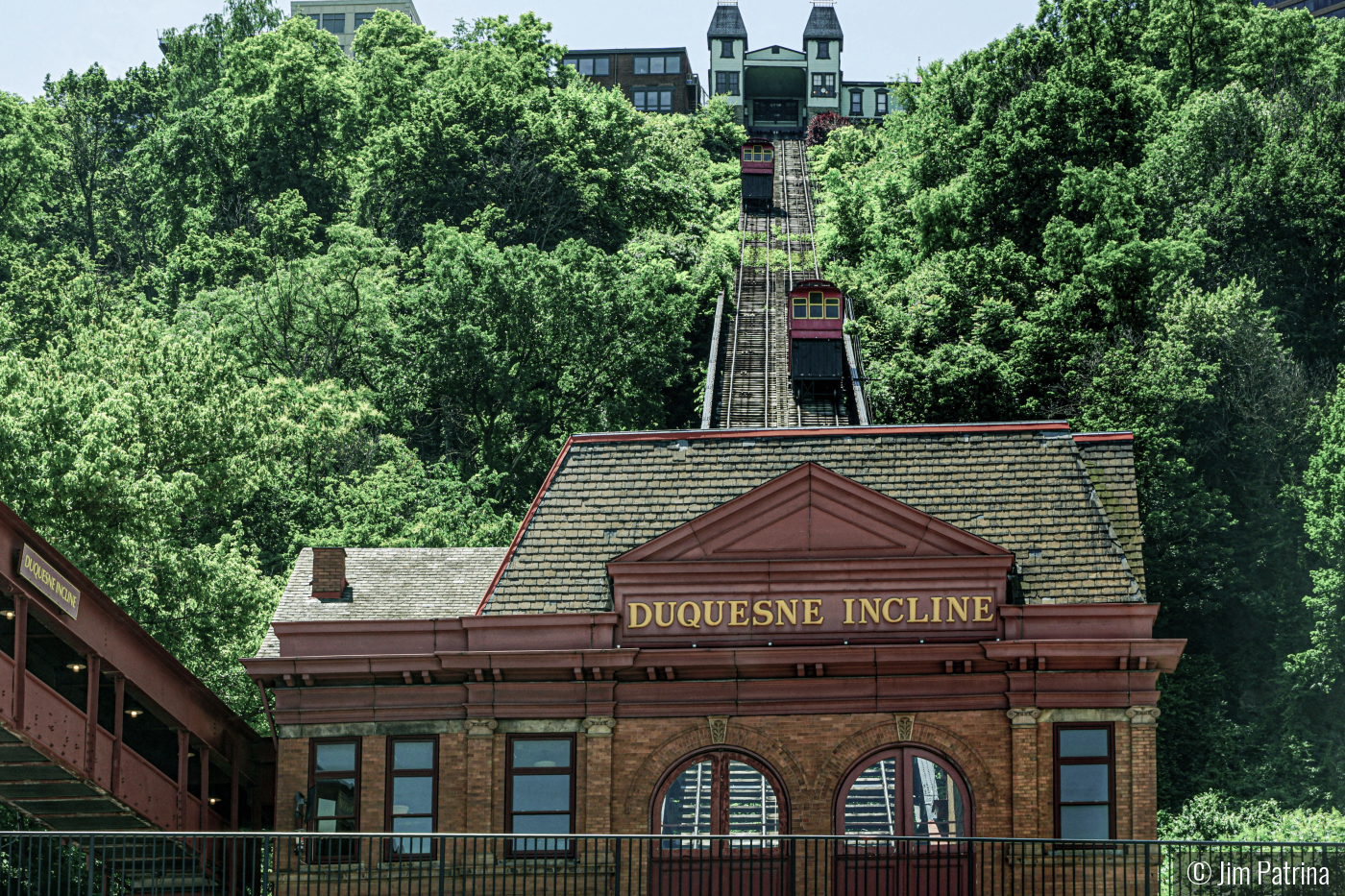 Duquesne Incline Pittsburg by Jim Patrina