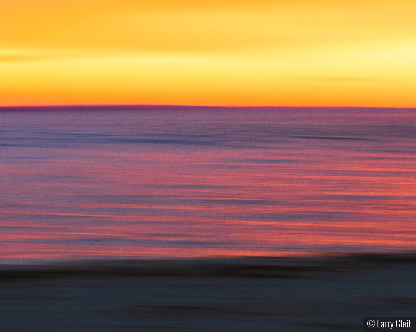 Eastham Sunset by Larry Gleit