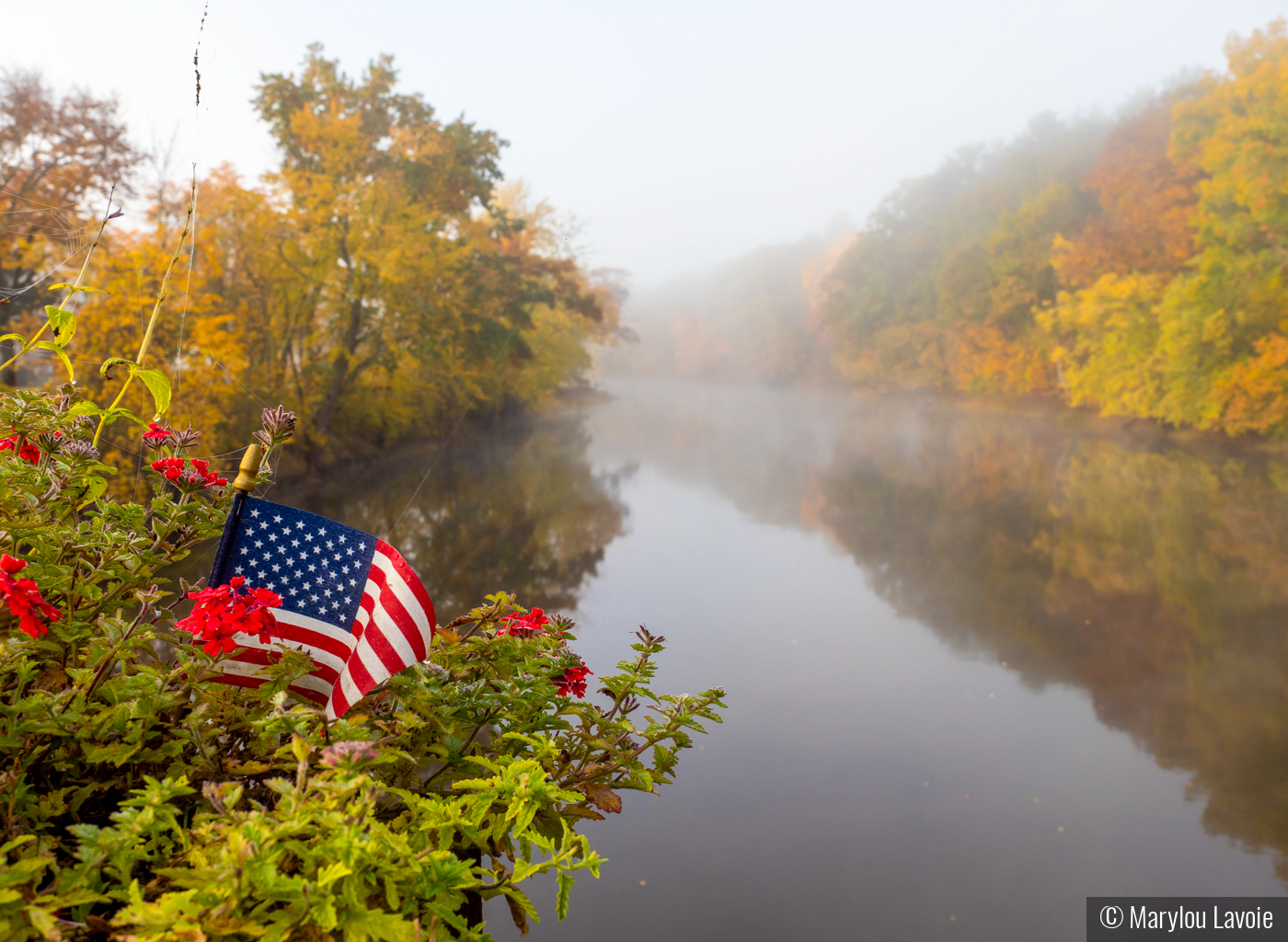Farmington River by Marylou Lavoie