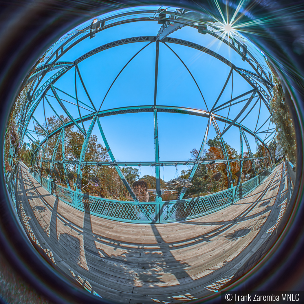 Fish eye view of the flower bridge by Frank Zaremba MNEC