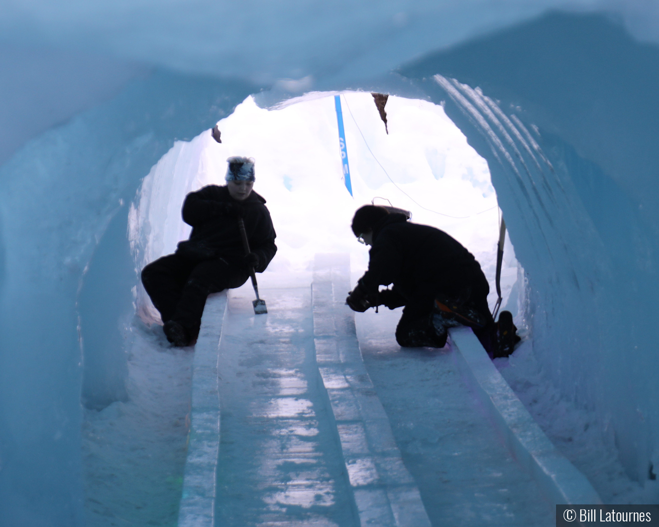 Getting The Ice Ready by Bill Latournes