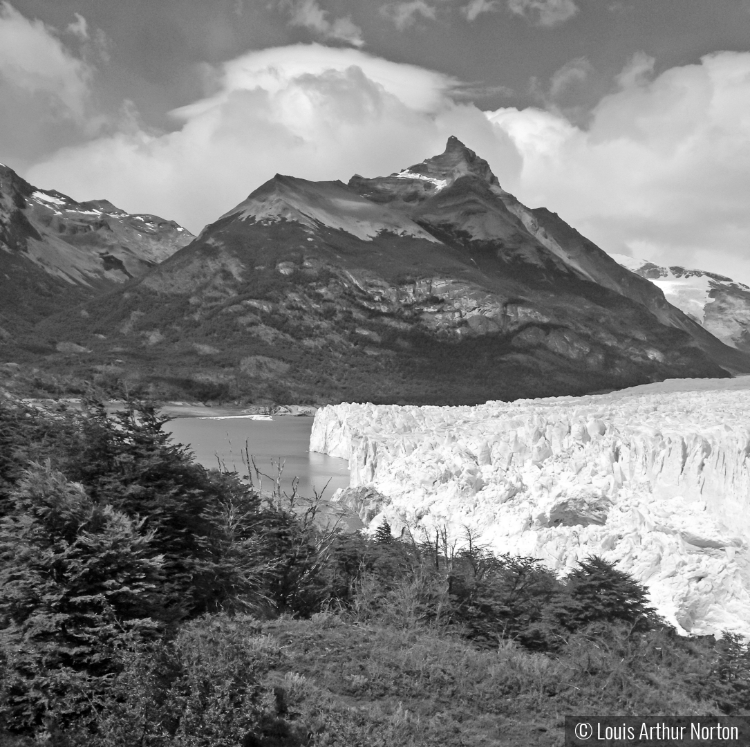 Glacier In Patagonia by Louis Arthur Norton