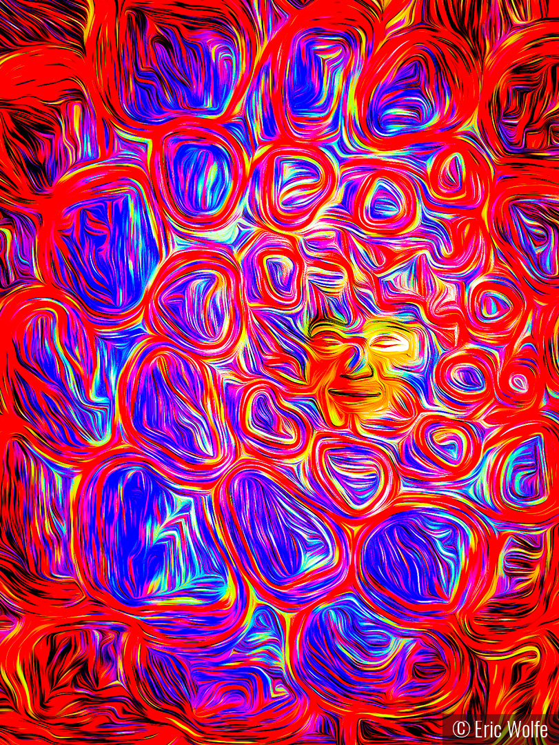 Happy Soul of a Bold Flower by Eric Wolfe