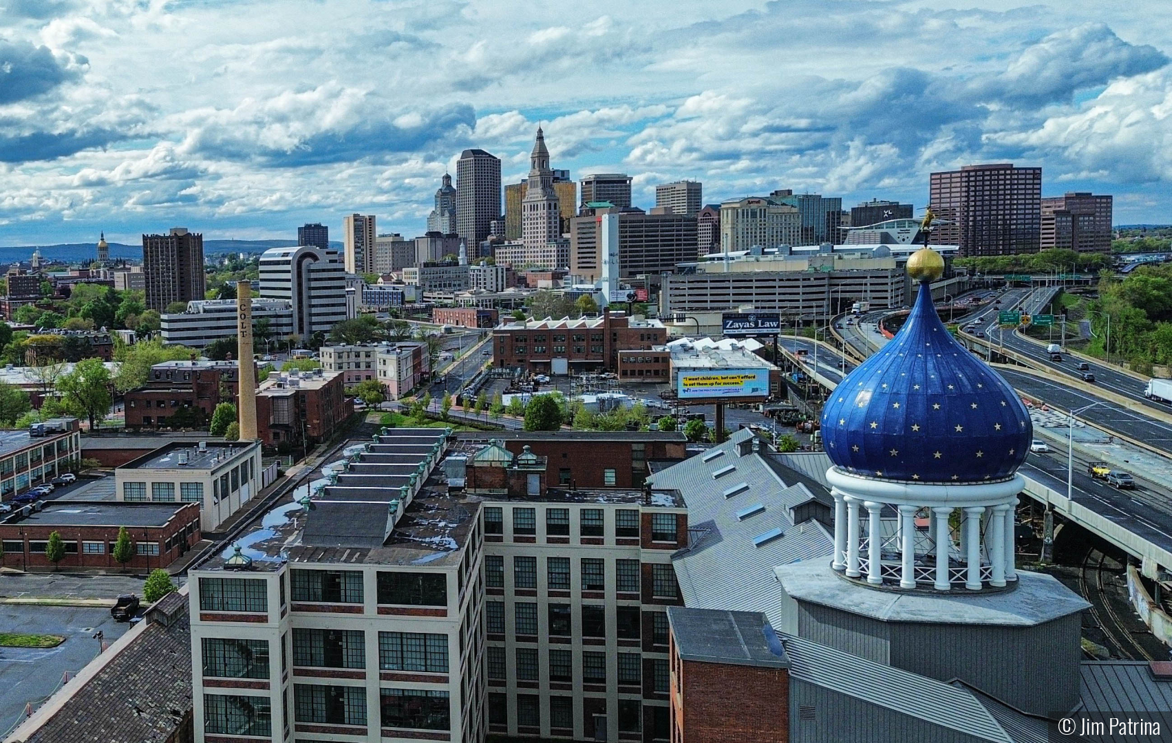 Looking North towards Hartford by Jim Patrina