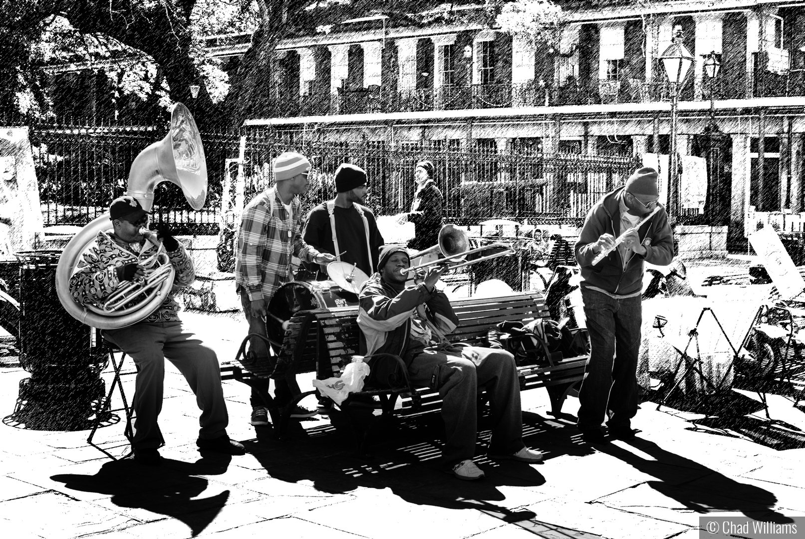Lost in the Music, French Quarter by Chad Williams