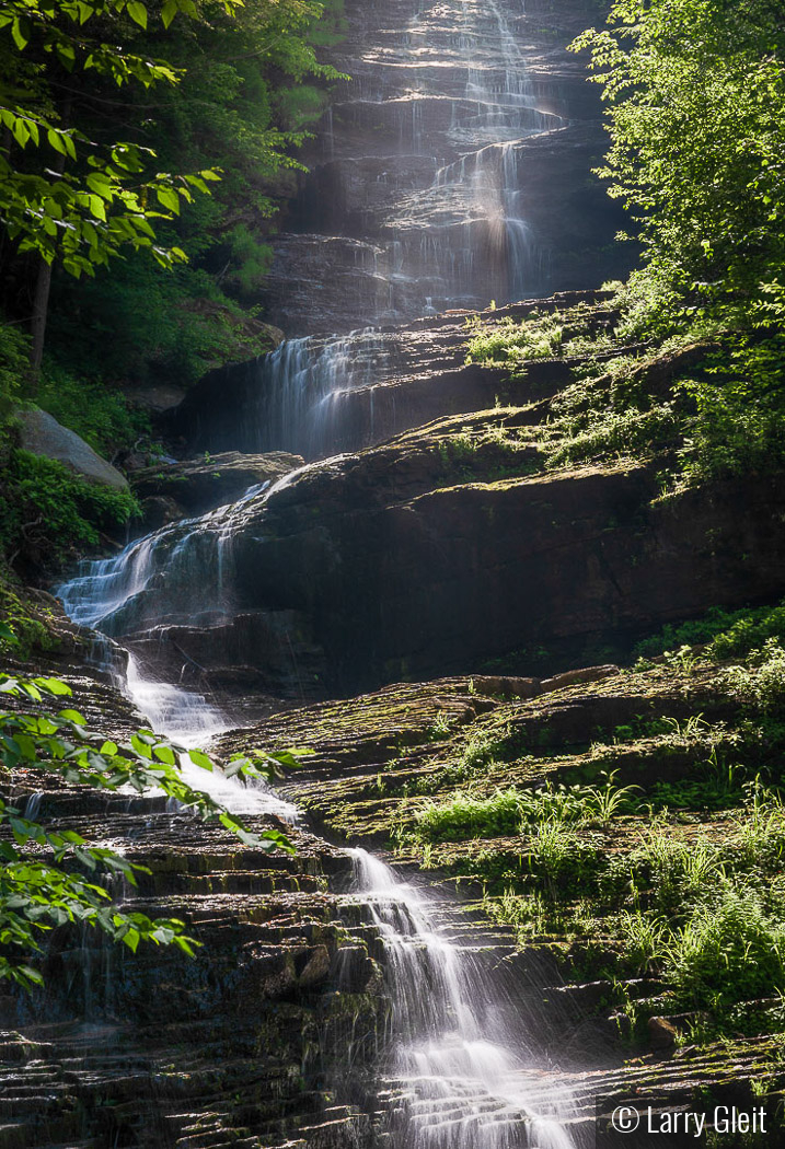 Lye Brook Falls, VT by Larry Gleit