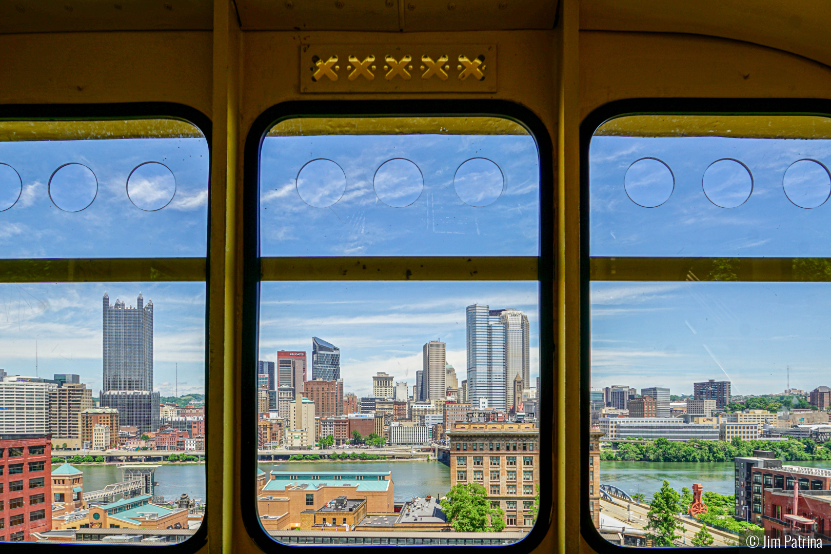 Pittsburg from the Duquesne Incline by Jim Patrina
