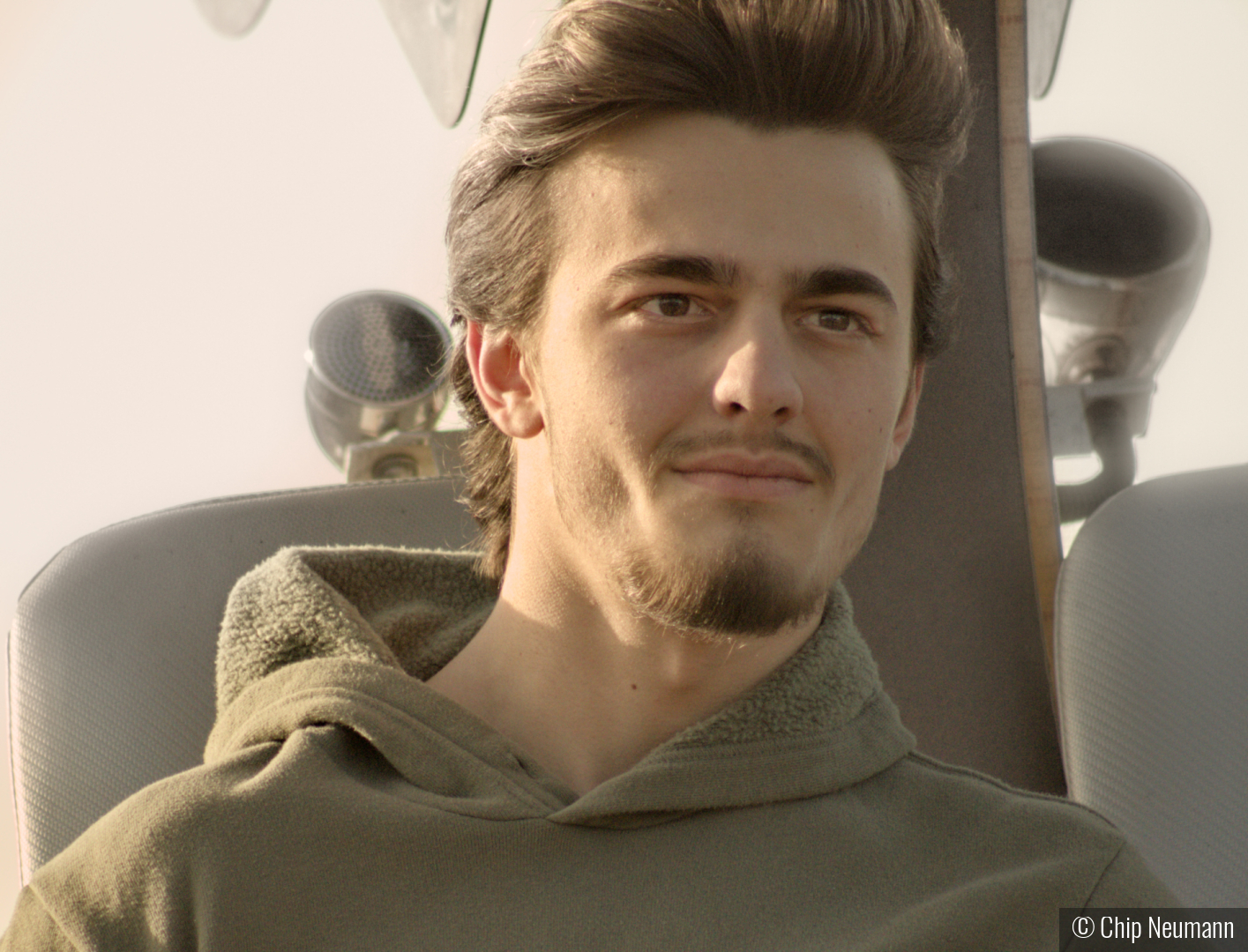 Riding the Zipline by Chip Neumann