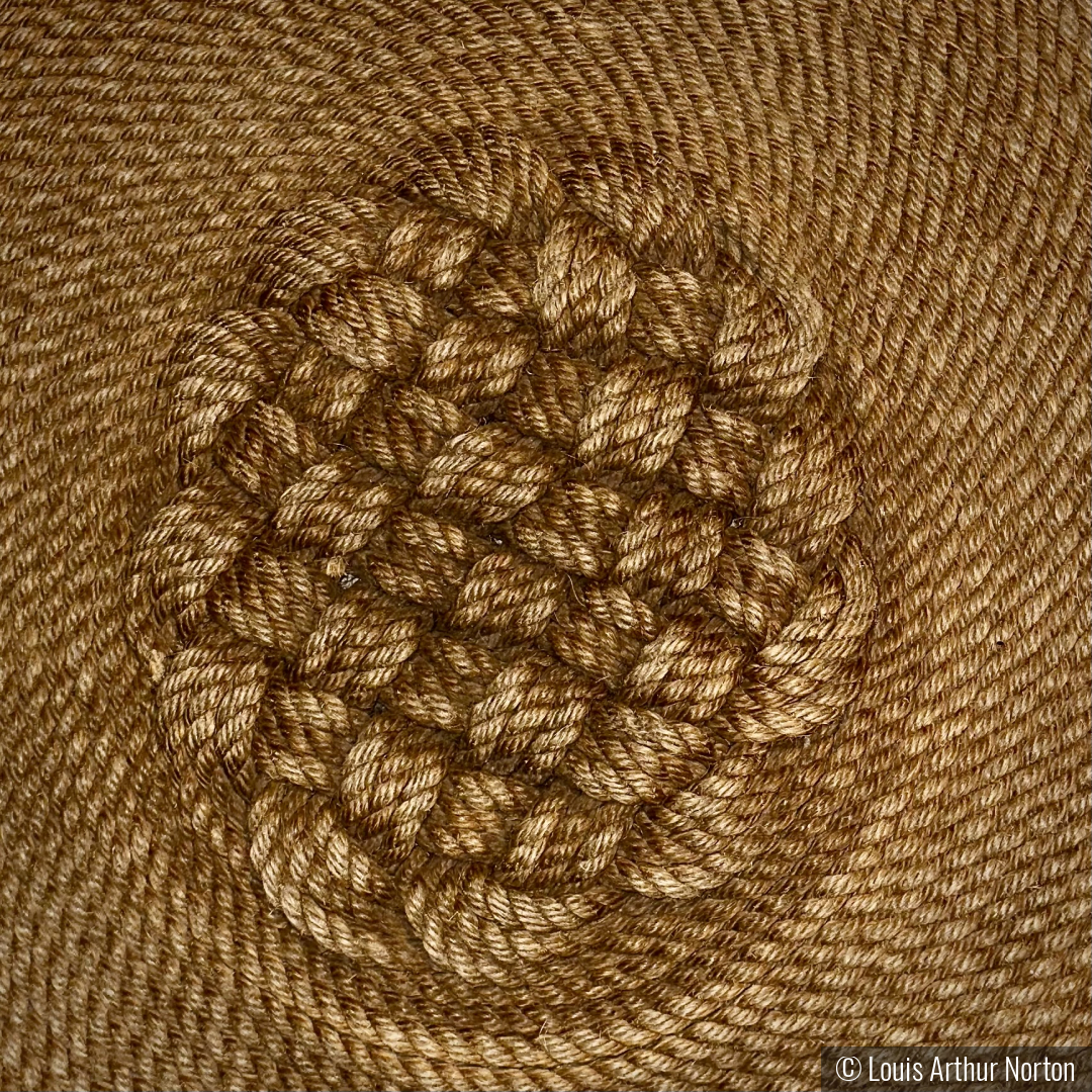 Rope Deck Mat, Lou Norton, Shapes, Feb'26.jpeg by Louis Arthur Norton