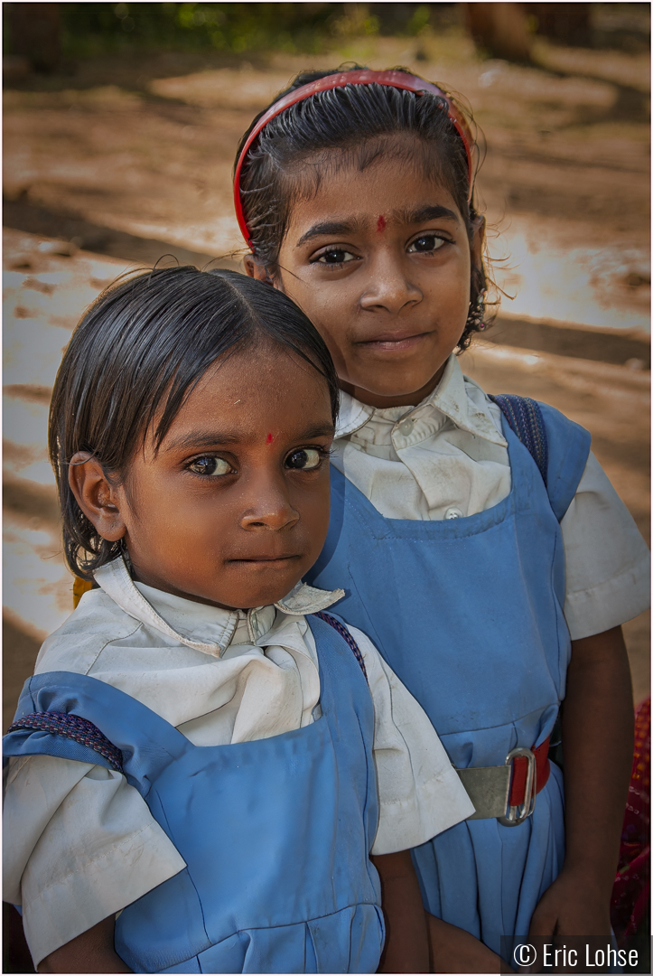 Schoolgirls, India by Eric Lohse