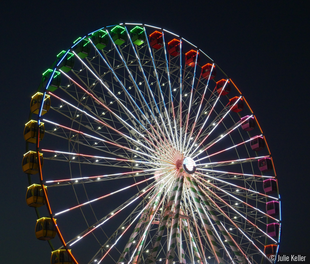 Skyline of the Oklahoma State Fair by Julie Keller