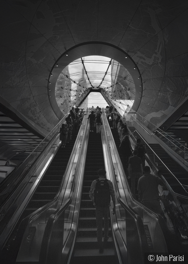 stairway to the city by John Parisi