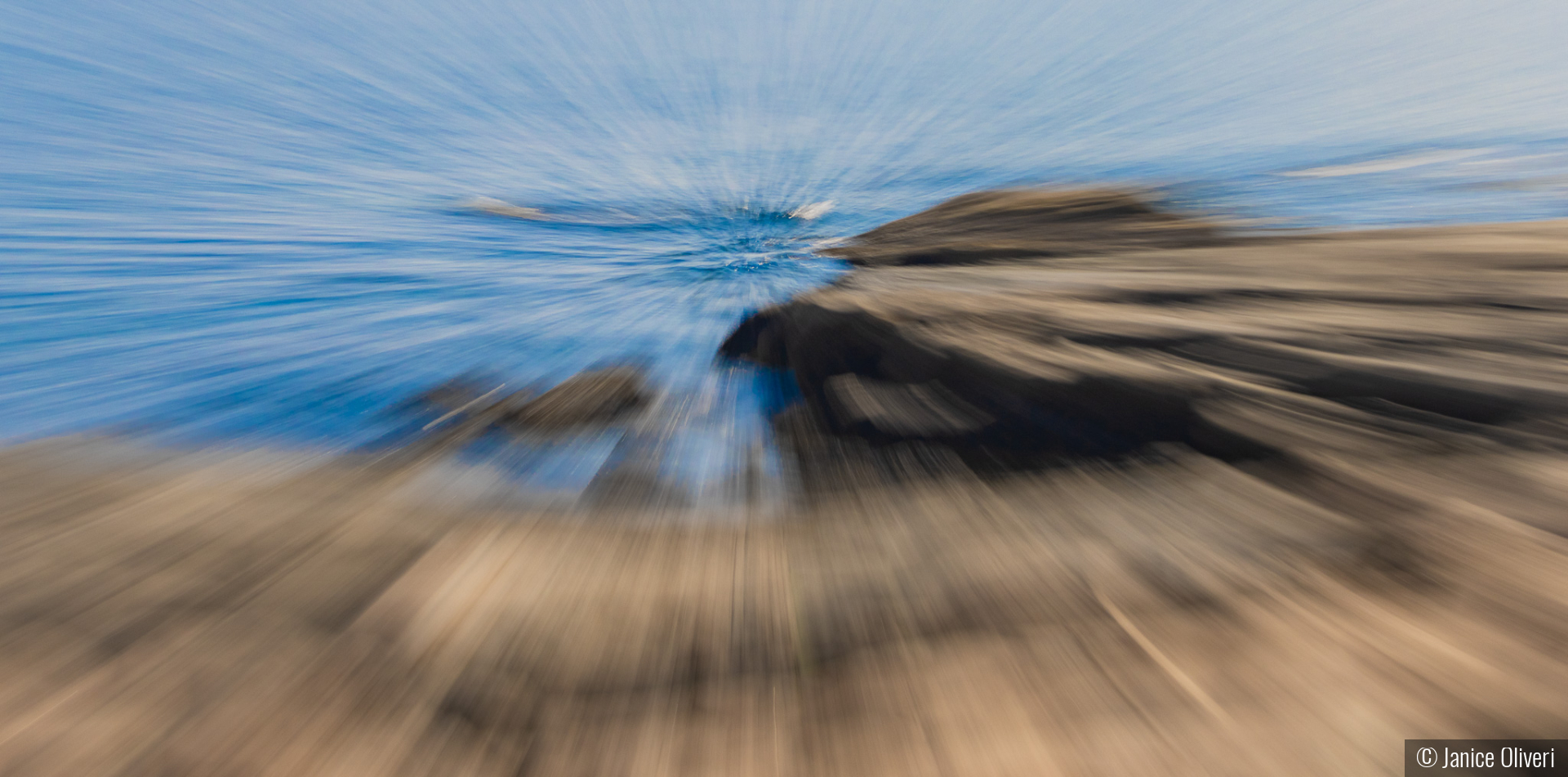 Surf and Sand Abstract by Janice Oliveri