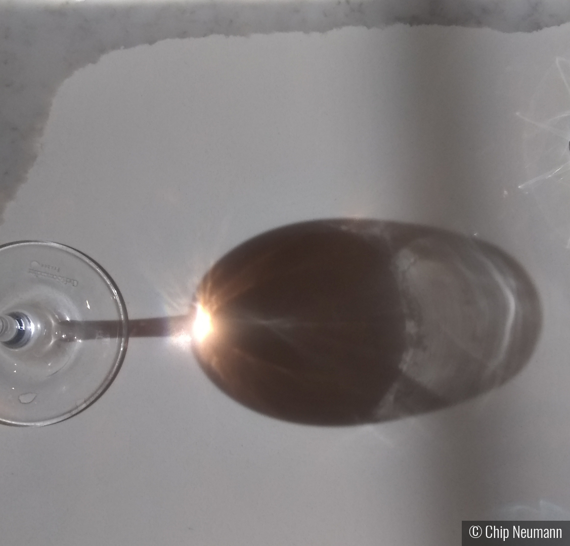 Wine Glass Reflection by Chip Neumann