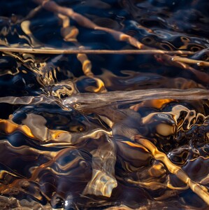 Abstract Below the Ice - Photo by Edie Ryba