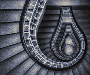 Class A HM: Artful staircase by Janice Oliveri
