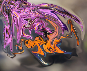 Bee on Flower - Photo by Alene Galin