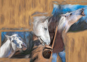 Salon HM: Brazen Daylight Horsey Heist by John Straub