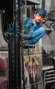 Class A 2nd: Conductor Number 40 by Linda Fickinger