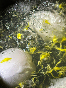 Cracked Boiled Egg - Photo by Linda Miller-Gargano