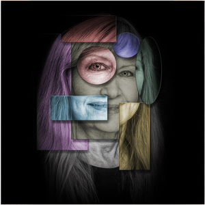 Salon 1st: Dadaist style portrait by Frank Zaremba MNEC