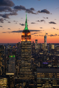Empire State Building at Sunset - Photo by Lorraine Cosgrove