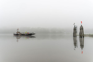 Ferry In Fog - Photo by Lisa Willsey
