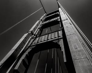 Class B 1st: Golden Gate in Monochrome by Amy Keith