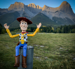 Class B 1st: Howdy from the Canadian Rockies! by Quannah Leonard