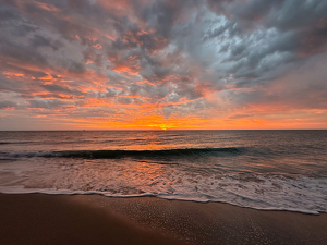 Hurricane Priscilla at Sunrise - Photo by Kevin Hulse