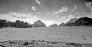 Jordanian Desert Scape - Photo by Louis Arthur Norton