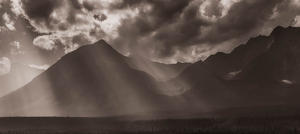 Class B 2nd: Lightfall at Goats and Glacier Viewpoint by Amy Keith
