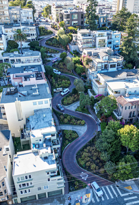 Lombard Street, San Francisco - Photo by Jim Patrina