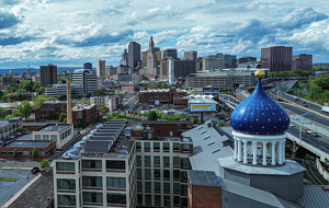Looking North towards Hartford - Photo by Jim Patrina