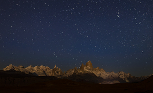 Class A 2nd: Monte Fitz Roy at Night by Nancy Schumann