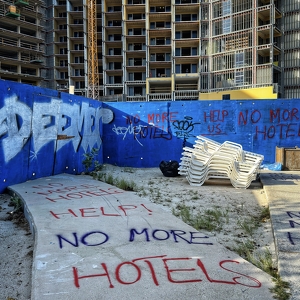 NO MORE HOTELS! - Photo by Dolores Brown