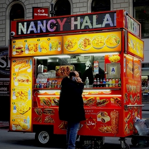 Class B HM: Nancy Halal Food Truck at Midtown Manhattan by Quyen Phan