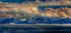 Peaking through the clouds - Photo by Janice Oliveri