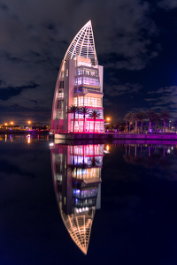 Reflected Building or Strange Canoe - Photo by Matthew Humphrey