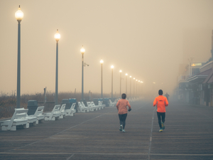 Class B HM: Rehoboth Boardwalk Sunrise by Ben Parisi