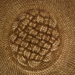 Rope Deck Mat, Lou Norton, Shapes, Feb'26.jpeg - Photo by Louis Arthur Norton