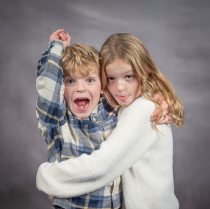 Class A 1st: Sibling Shenanigans by Linda Fickinger